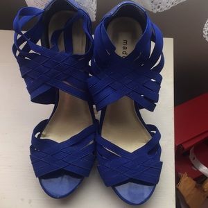 Madden Girl Blue Heels